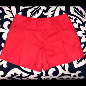 Loft Riviera Cotton/Linen Short Red Size 2